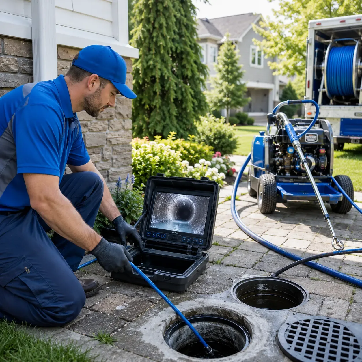 Outdoor drain cleaning professionals serving Stoneboro, PA